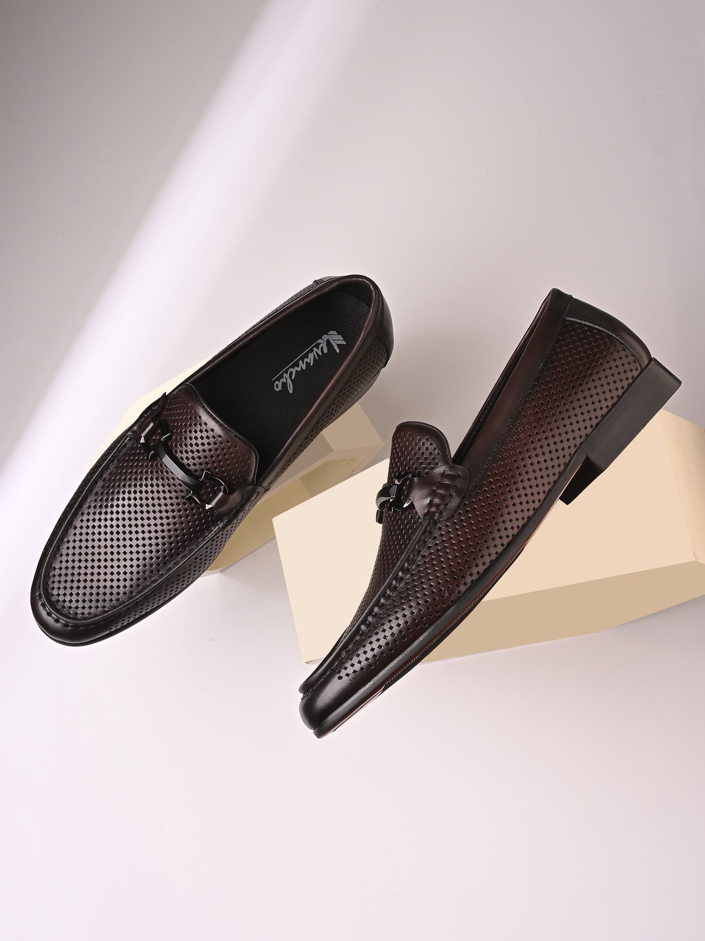 Levancho Premium Leather Formal Shoes for Men's