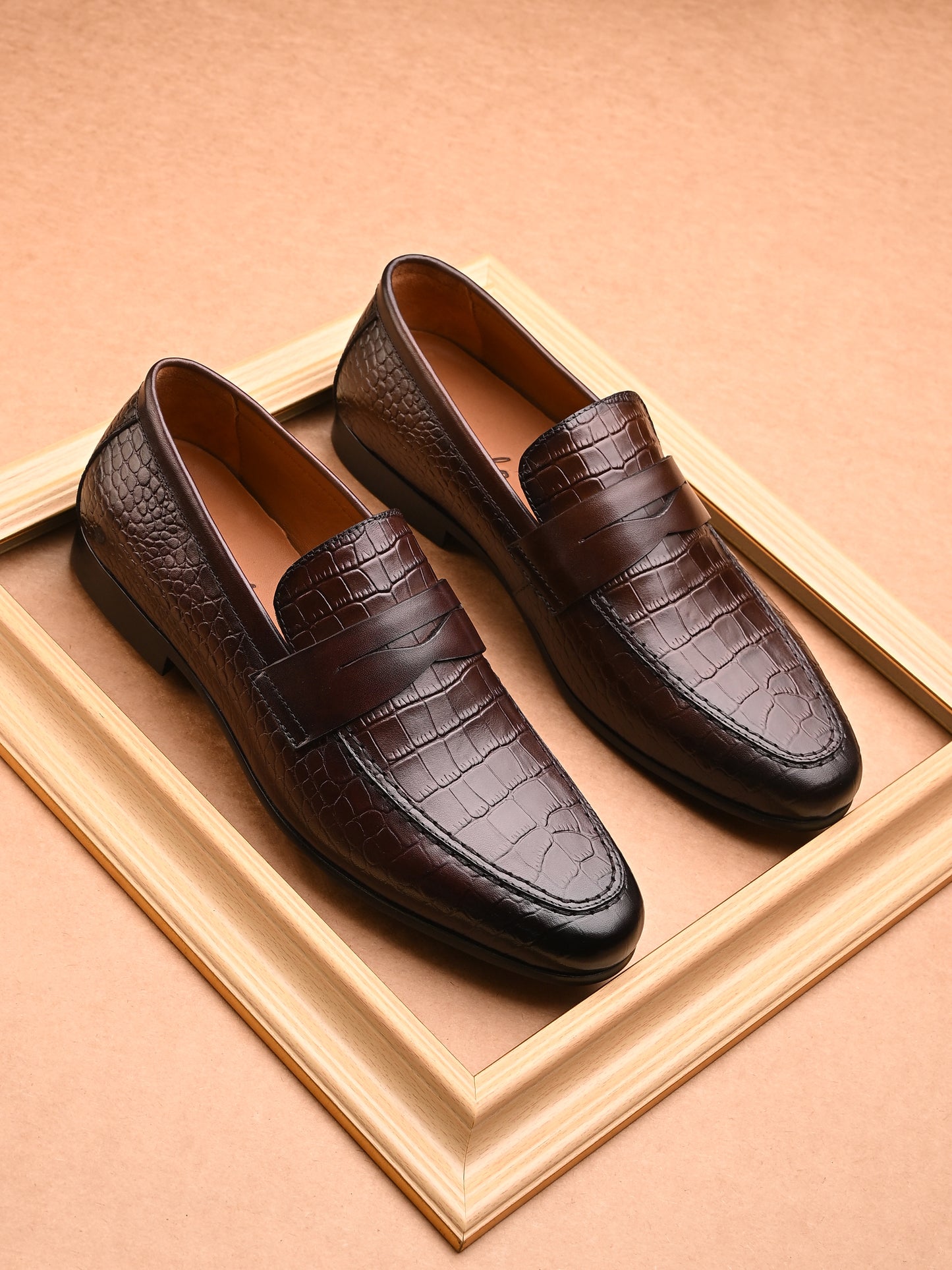 Levancho Premium Leather Formal Shoes for Men's