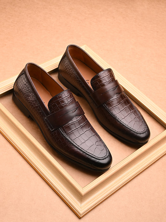 Levancho Premium Leather Formal Shoes for Men's