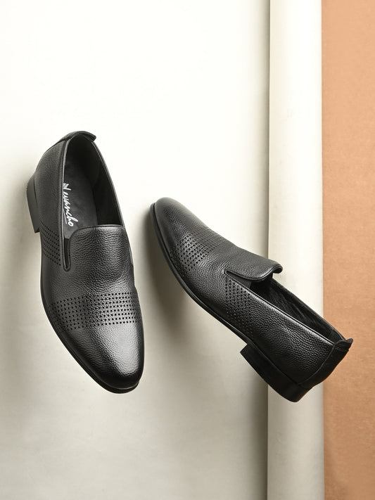 Levancho Premium Leather Formal Shoes for Men's