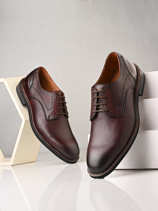 Levancho Premium Leather Formal Shoes for Men's